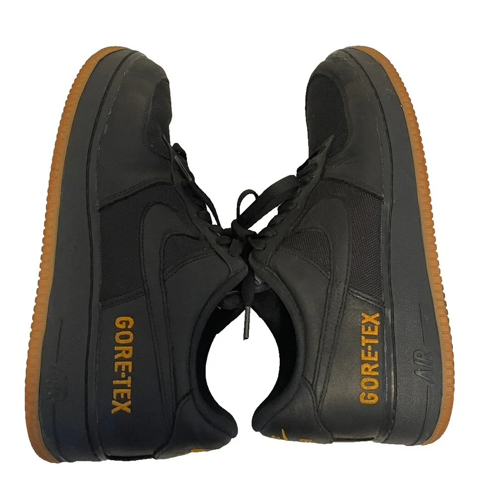 Nike Air Force 1‎ Low Black Gore-Tex Sneakers Leather